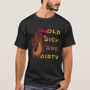 Camiseta Jubilación rica sucia Dinero empresario privatiz