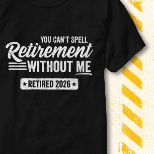 Camiseta Jubilación Sin Mí Vintage Divertido Jubilado 2026