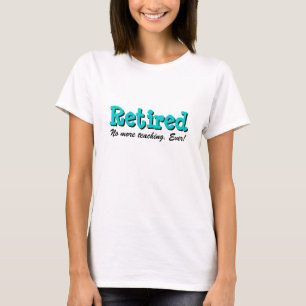 Camiseta jubilada del profesor