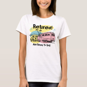 Camiseta jubilada remolque retro