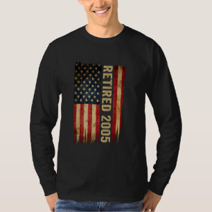 Camiseta Jubilado 2005 Hombres Mujeres Divertida Jubilación