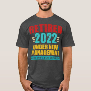 Camiseta Jubilado 2022 bajo nuevo retro de gestión