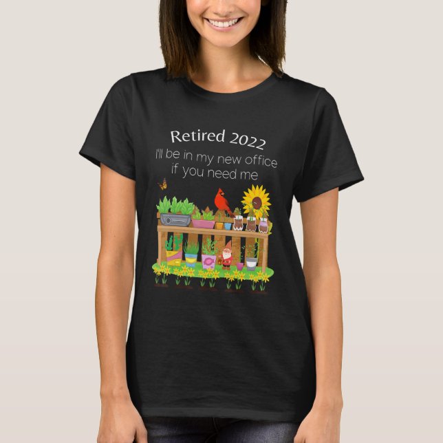 Camiseta Jubilado 2022 Fiesta De Jubilación Jardín De (Anverso)