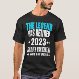 Camiseta Jubilado 2023 bajo la nueva administración ver a l