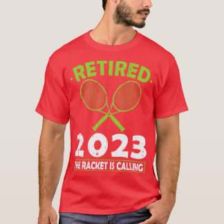 Camiseta Jubilado 2023 El Tenis Racket Llama Tennis