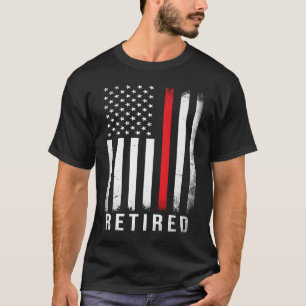 Camiseta Jubilado 2023 Luchador de Fuegos de Jubilación