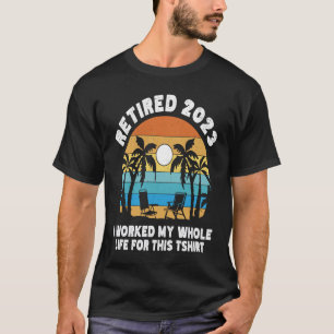 Camiseta Jubilado 2023 para jubilados y jubilados