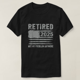 Camiseta Jubilado 2025 Jubilación Para Hombres Mujeres Humo