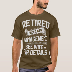 Camiseta Jubilado bajo nueva administración Ver esposa homb