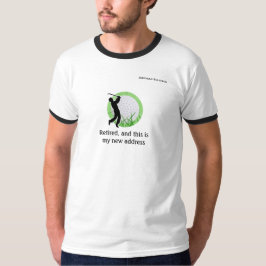 Camiseta Jubilado con nueva dirección de golf