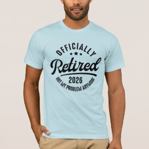 Camiseta Jubilado Oficialmente Retirado 2026 Divertida Jubi