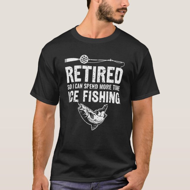 Camiseta Jubilado para poder pasar más tiempo pescando hiel (Anverso)