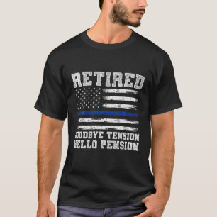 Camiseta Jubilado Policía Funny Sheriff Retirement Gift Po