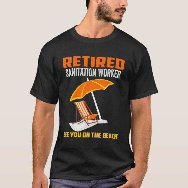Camiseta Jubilado Trabajador de Saneamiento Jubilado Juicio (Anverso)