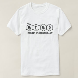 Camiseta Jubilado Trabajo Periódicamente La Jubilación De Q