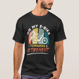 Camiseta Jubilados EN MI BICI HACIA LA JUBILACIÓN Divertido