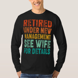 Camiseta Jubilados Hombres Papá Retirando Humor Fiesta