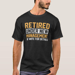 Camiseta Jubilados Hombres Papá Retirando Humor Fiesta