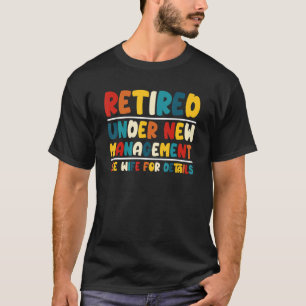 Camiseta Jubilados Hombres Papá Retirando Humor Fiesta