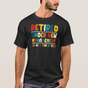 Camiseta Jubilados Hombres Papá Retirando Humor Fiesta