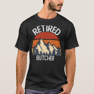 Camiseta Jubilados para mujeres Carnicero jubilado 2023