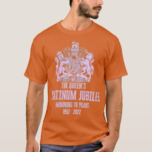 Camiseta Jubileo 70 años de la Reina Platino Británica
