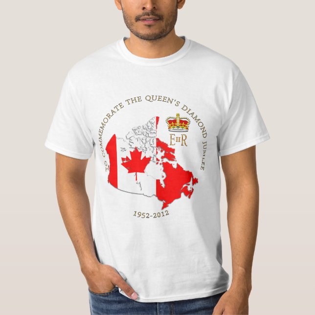 Camiseta Jubileo de diamante Canadá (Anverso)