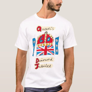 Camiseta Jubileo de diamante de la reina Elizabeth II