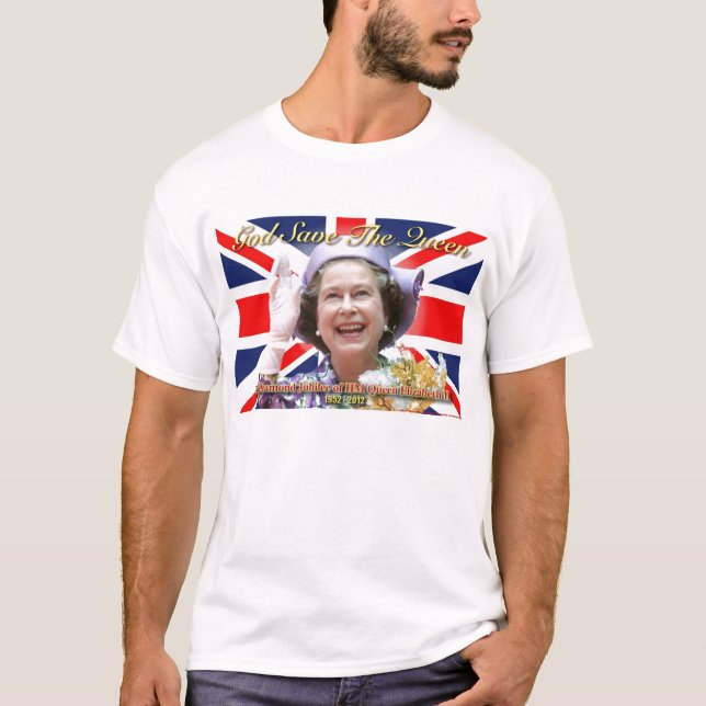 Camiseta Jubileo de diamante del HM reina Elizabeth II (Anverso)
