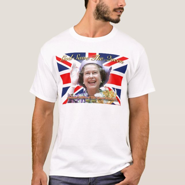 Camiseta Jubileo de diamante del HM reina Elizabeth II (Anverso)