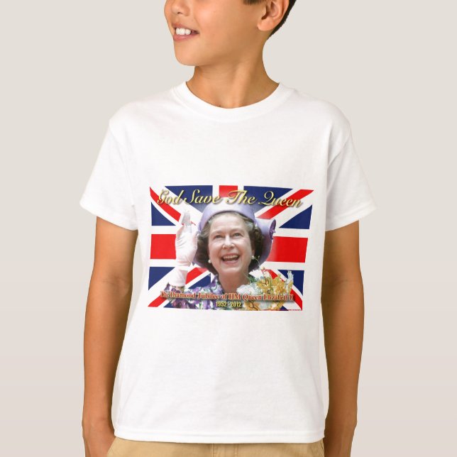 Camiseta Jubileo de diamante del HM reina Elizabeth II (Anverso)