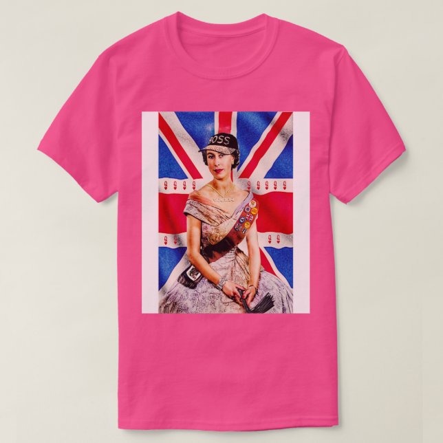 Camiseta Jubileo de las Reinas Británicas Platinum - Homena (Diseño del anverso)