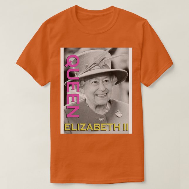 Camiseta Jubileo de las Reinas Británicas Platinum - Homena (Diseño del anverso)