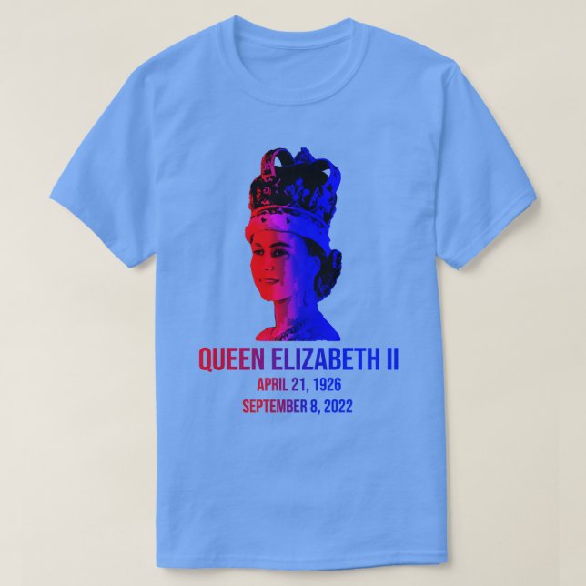 Camiseta Jubileo de las Reinas Británicas Platinum - Homena (Diseño del anverso)
