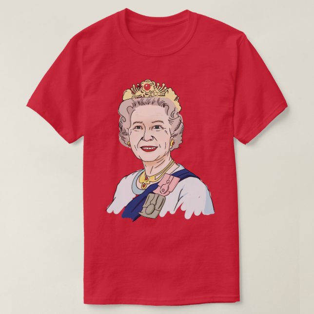 Camiseta Jubileo de las Reinas Británicas Platinum - Homena (Diseño del anverso)
