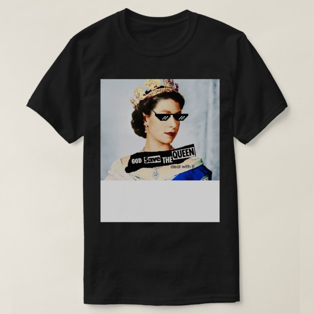 Camiseta Jubileo de las Reinas Británicas Platinum - Homena (Diseño del anverso)