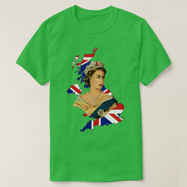 Camiseta Jubileo de las Reinas Británicas Platinum - Homena (Diseño del anverso)