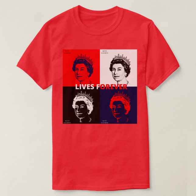 Camiseta Jubileo de las Reinas Británicas Platinum - Homena (Diseño del anverso)