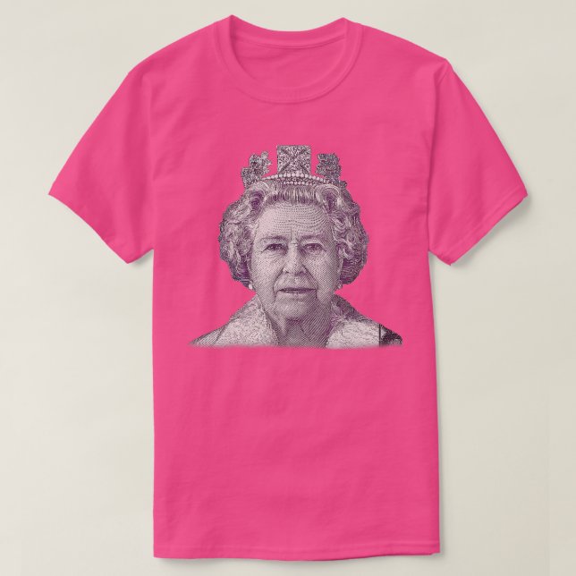 Camiseta Jubileo de las Reinas Británicas Platinum - Homena (Diseño del anverso)