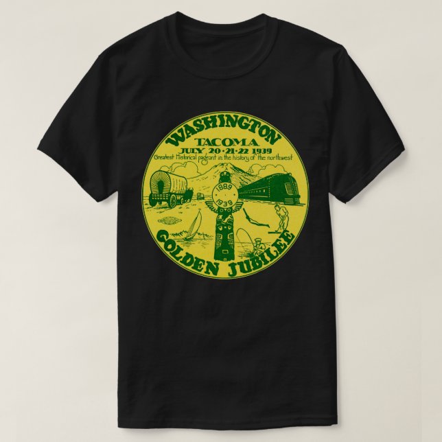 Camiseta Jubileo de Oro de Tacoma Washington 1939 (Diseño del anverso)
