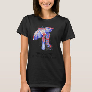 Camiseta Jubileo de Reina Platinum 1952 2022 70 años de Bri