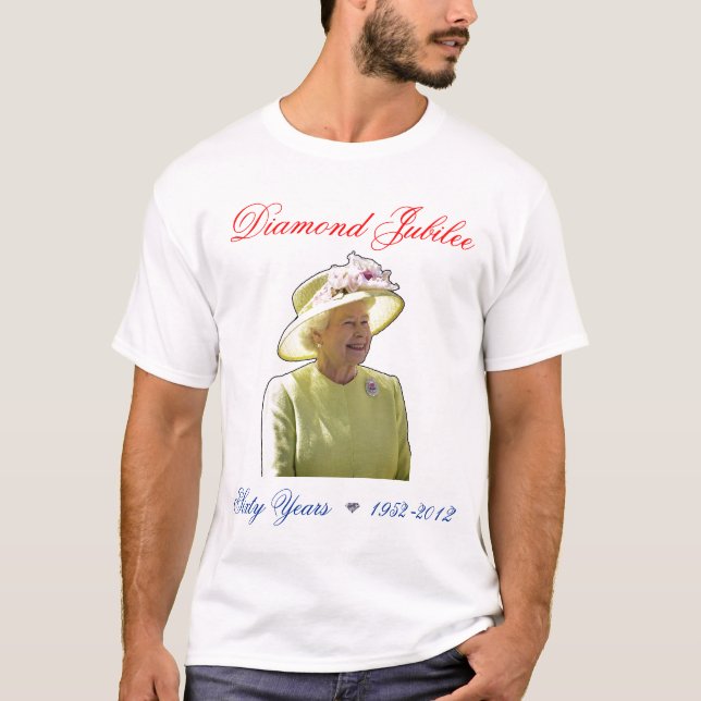 Camiseta Jubileo Jubilee de Queens Diamond 60 años (Anverso)