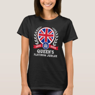 Camiseta Jubileo Platino Monarquía de la Reina Británica 70