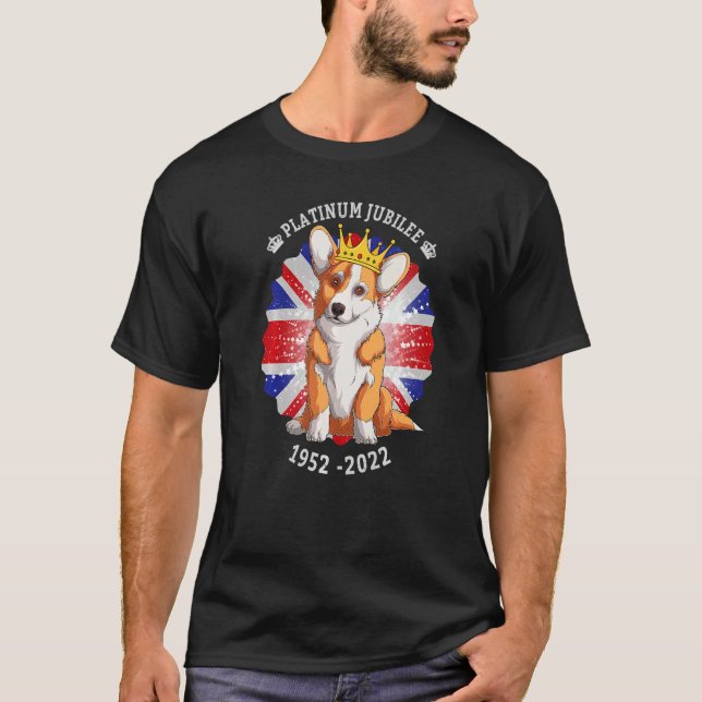 Camiseta Jubileo Platinum Jubileo 2022 Union Jack For Kids  (Anverso)