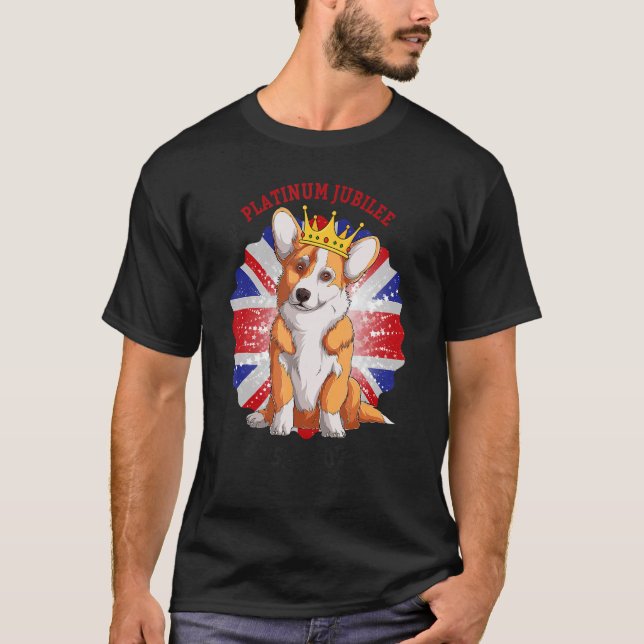 Camiseta Jubileo Platinum Jubileo 2022 Union Jack For Kids  (Anverso)