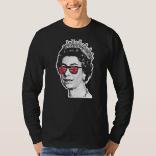 Camiseta Jubileo Platinum Reina y Unión Jack Shades Reina