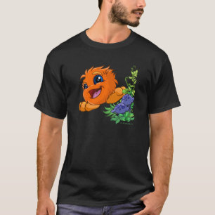 Camiseta JubJub anaranjado feliz en la central de Neopia