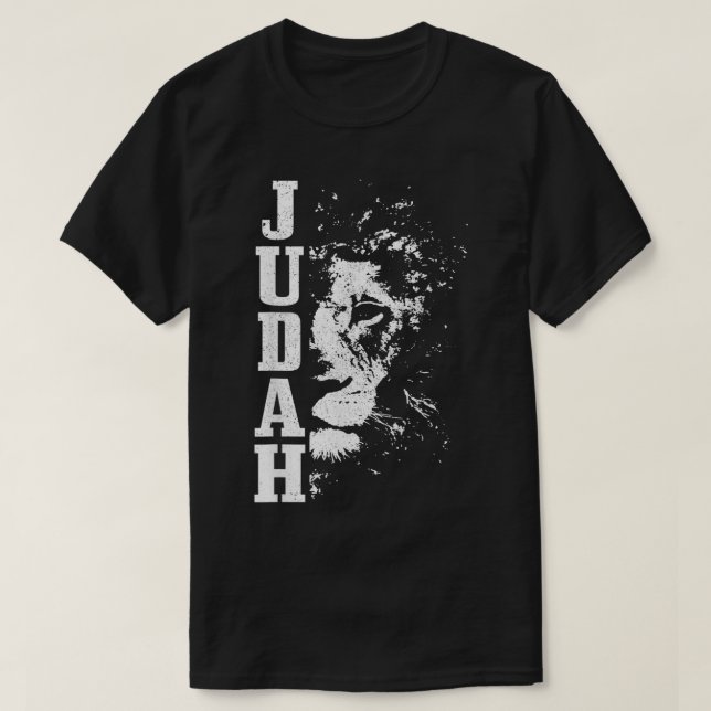 Camiseta Judah Lion Israelita Vintage Men Reggae Isra (Diseño del anverso)