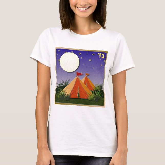 Camiseta Judaica 12 Tribus De Israel Gad (Anverso)