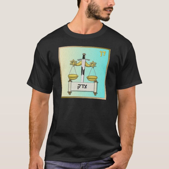 Camiseta Judaica 12 Tribus Israel Dan (Anverso)